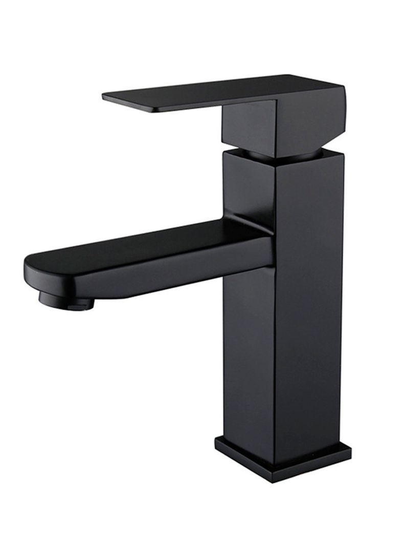 Grifo para baño y cocina negro mate-0