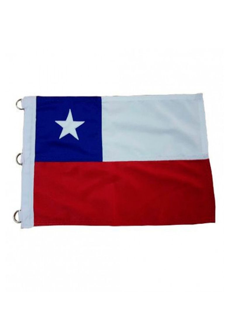 Bandera Chilena teal 120 x 180  Rojo