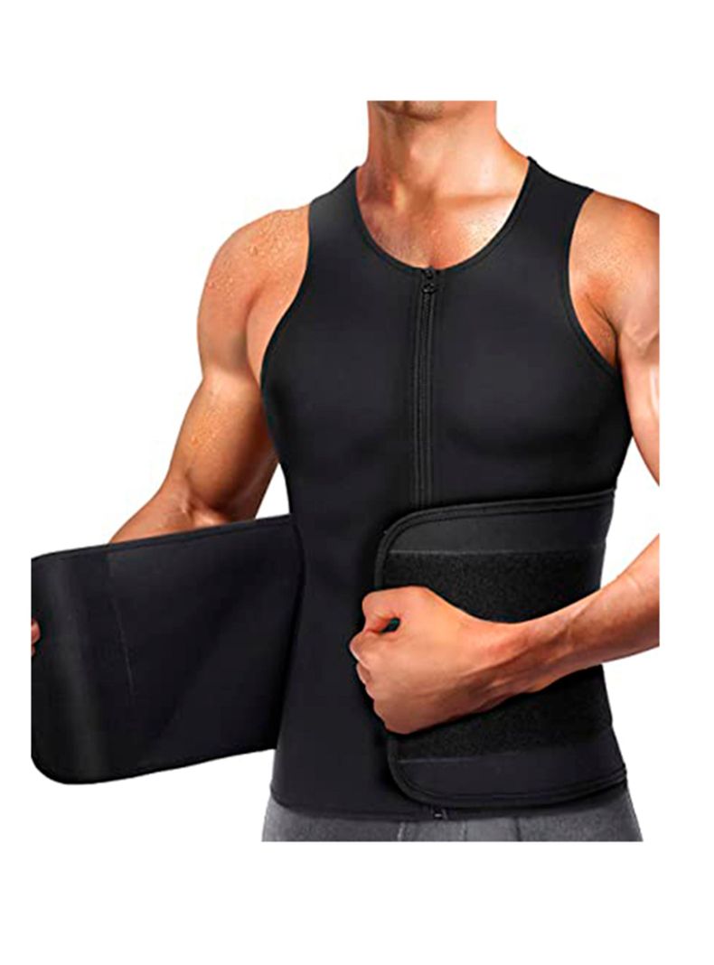 Camiseta sauna compresion corrector de postura -2