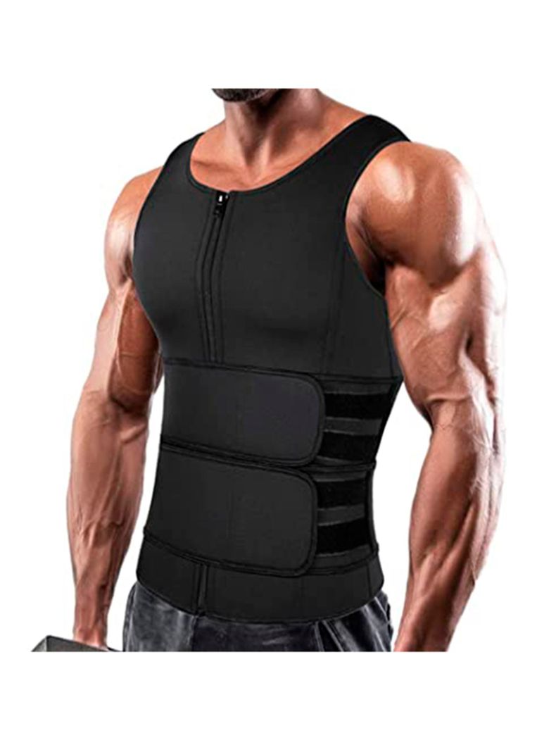 Camiseta sauna compresion corrector de postura -0