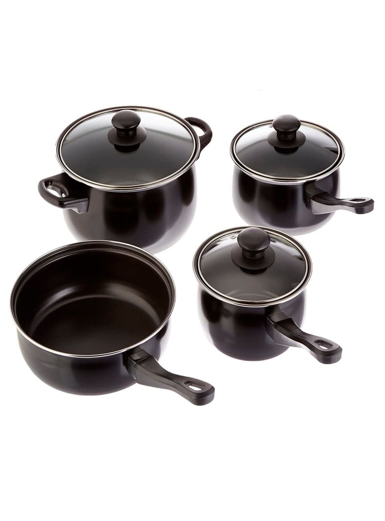 bateria de cocina 7 piezas acero carbono-0