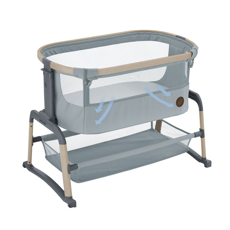 Cuna Colecho Lora Air Beyond Grey Maxi Cosi-5