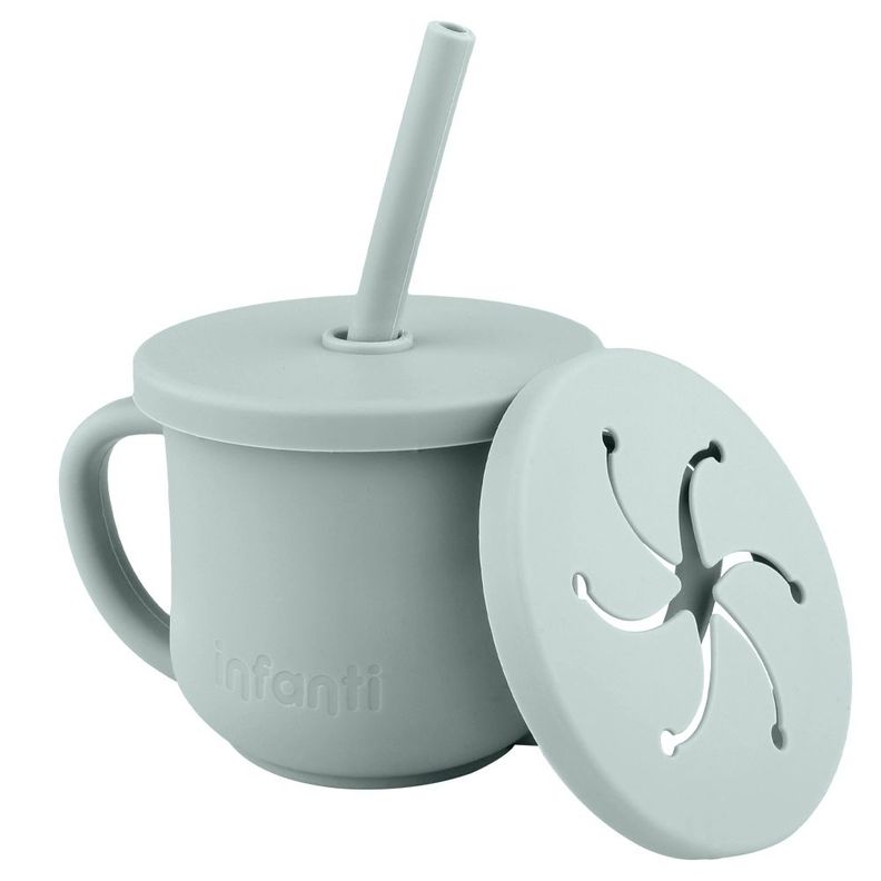 Vaso 2 en 1 Con Asas Azul Infanti-1