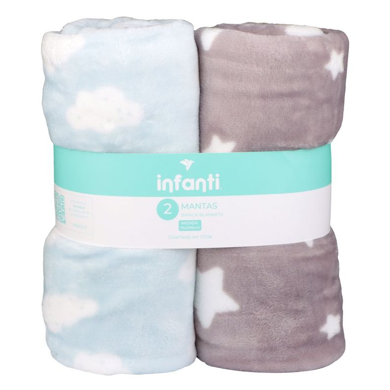 Pack 2 Mantas Niño Infanti-0