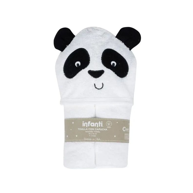 Toalla Capucha Panda T24-1