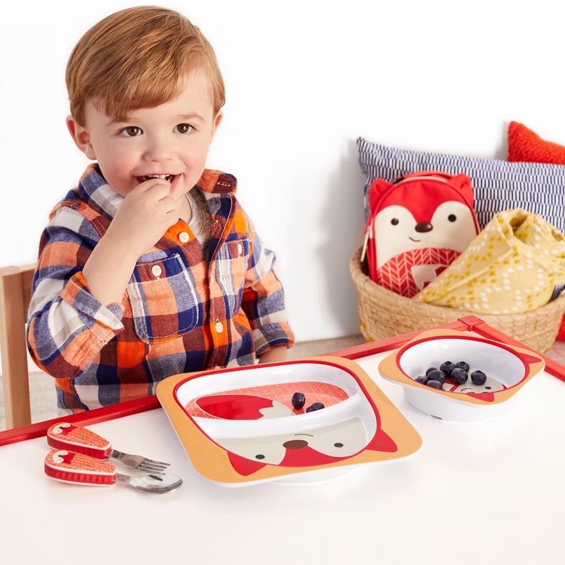 Set Cuchara Y Tenedor Zoo - Fox Skip Hop-1