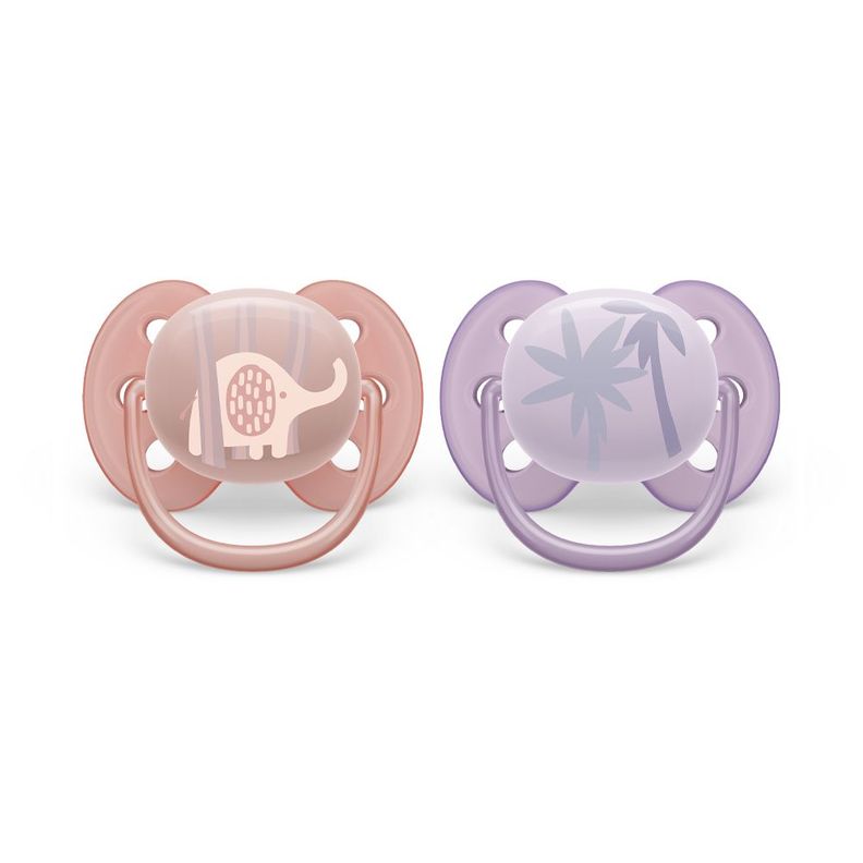 Chupete Ultra Soft 0-6 Meses Nina Philips Avent Rosado