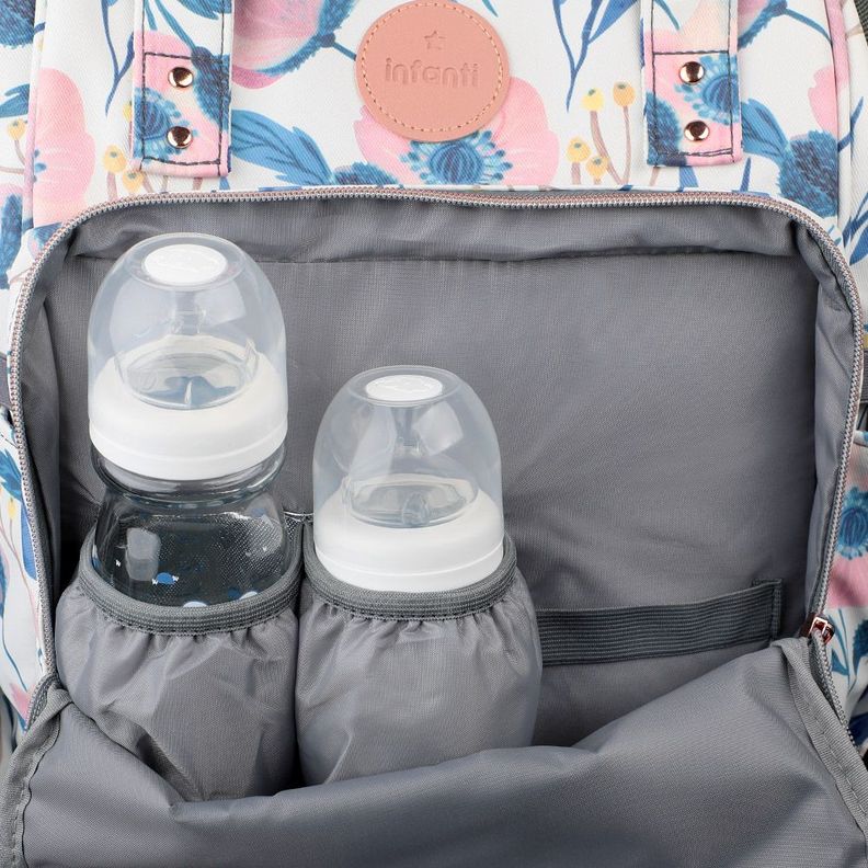 Mochila Pañalera Open Floral Infanti-5