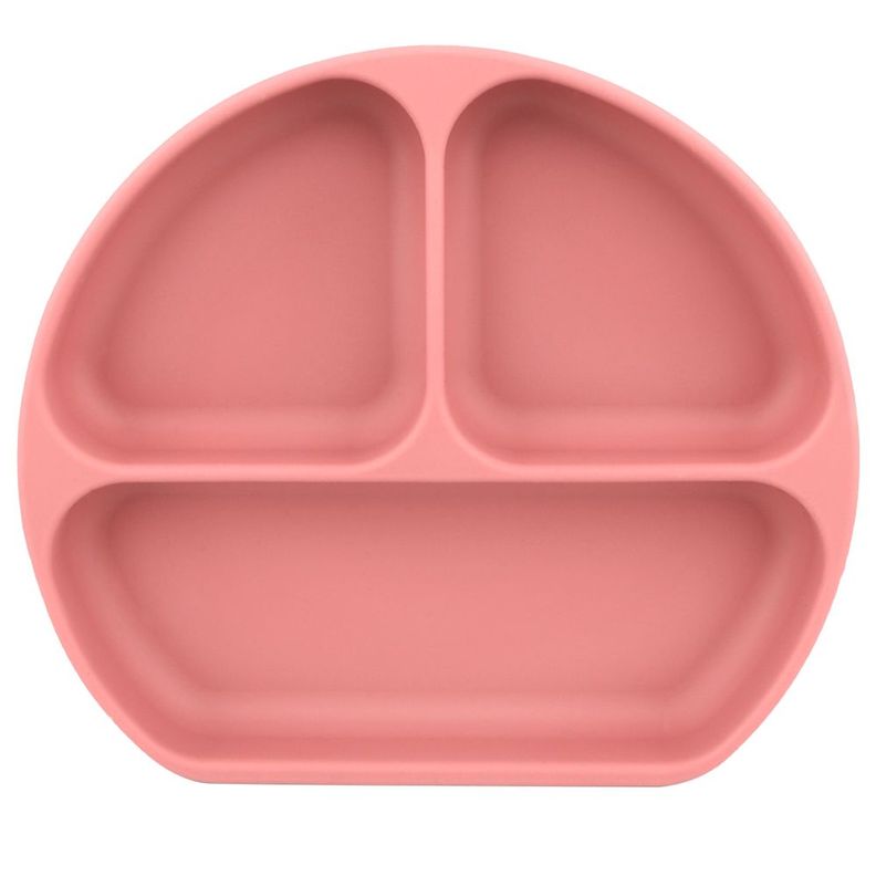 Plato Con Divisiones Rojo Infanti-0
