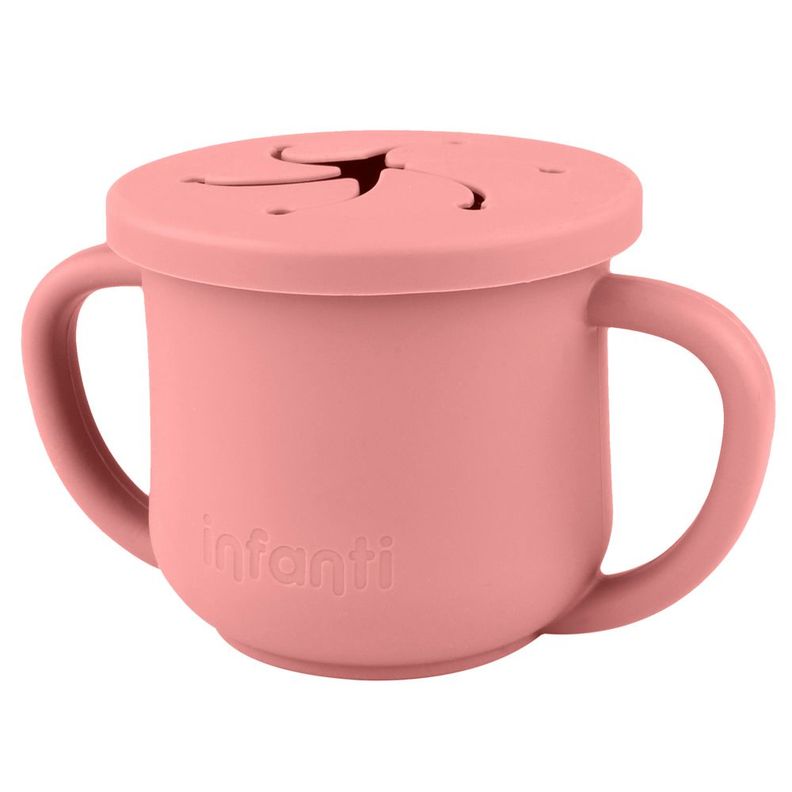 Vaso 2 en 1 Con Asas Rojo Infanti-2
