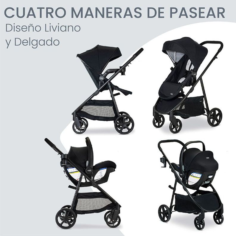 Coche Travel System Brook-Willow Onix Glacier Britax-3