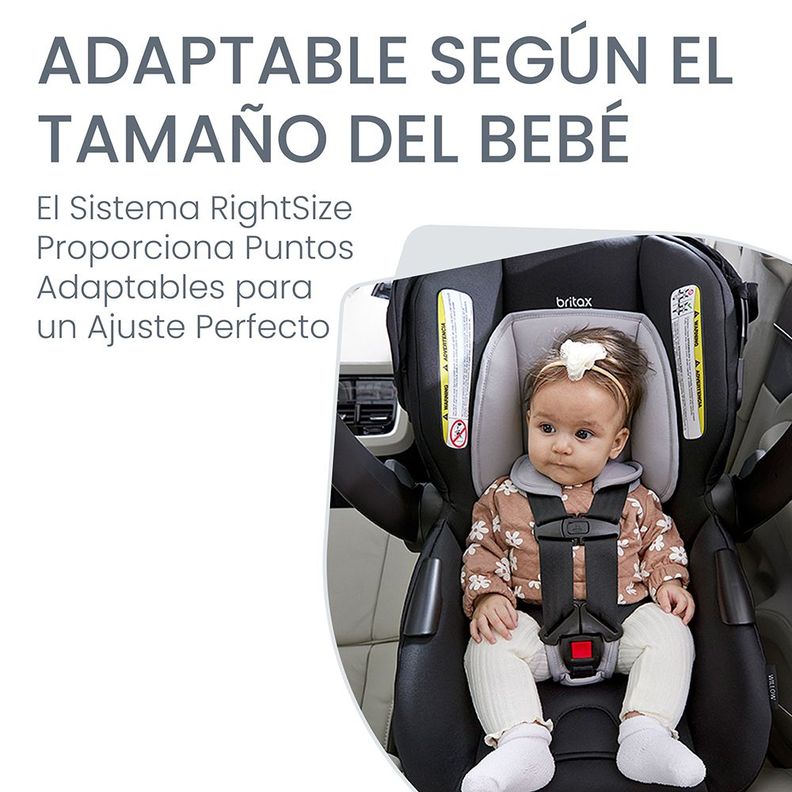 Coche Travel System Brook-Willow Onix Glacier Britax-6