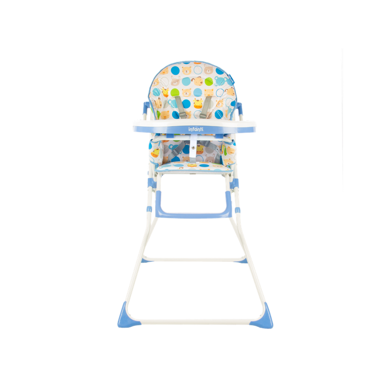 Silla Comer Candy Zoo Blue Infanti-3