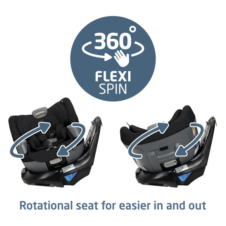Silla de Auto Convertible Emme 360° Midnight Black Maxi Cosi-5