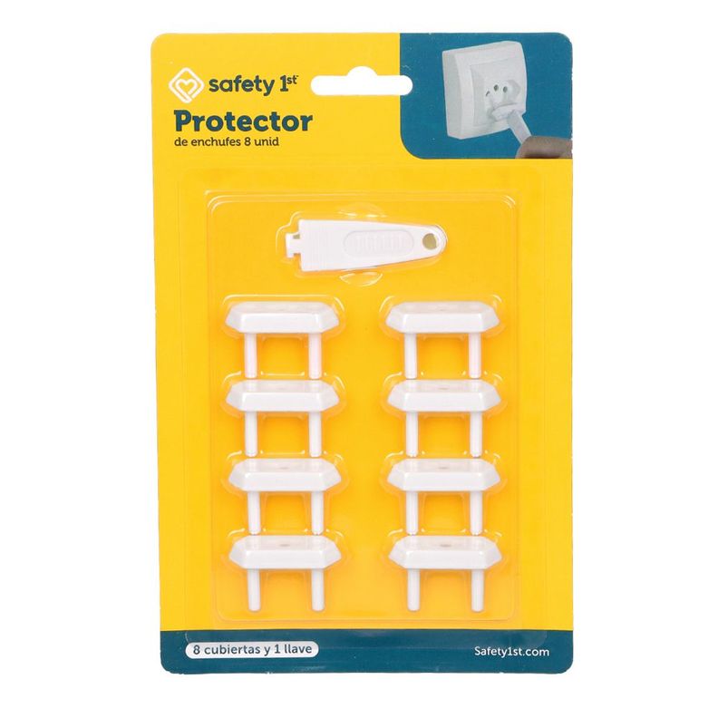 Protector De Enchufes 8 Unid Safet 1st Blanco