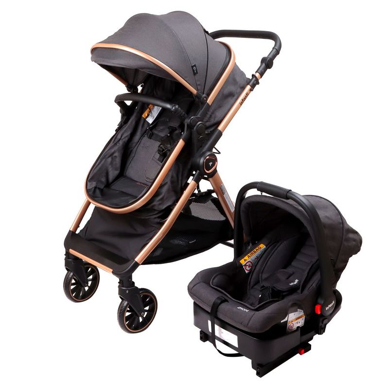 Coches Travel System Romanzo X1-D Negro Bronce Infanti-0