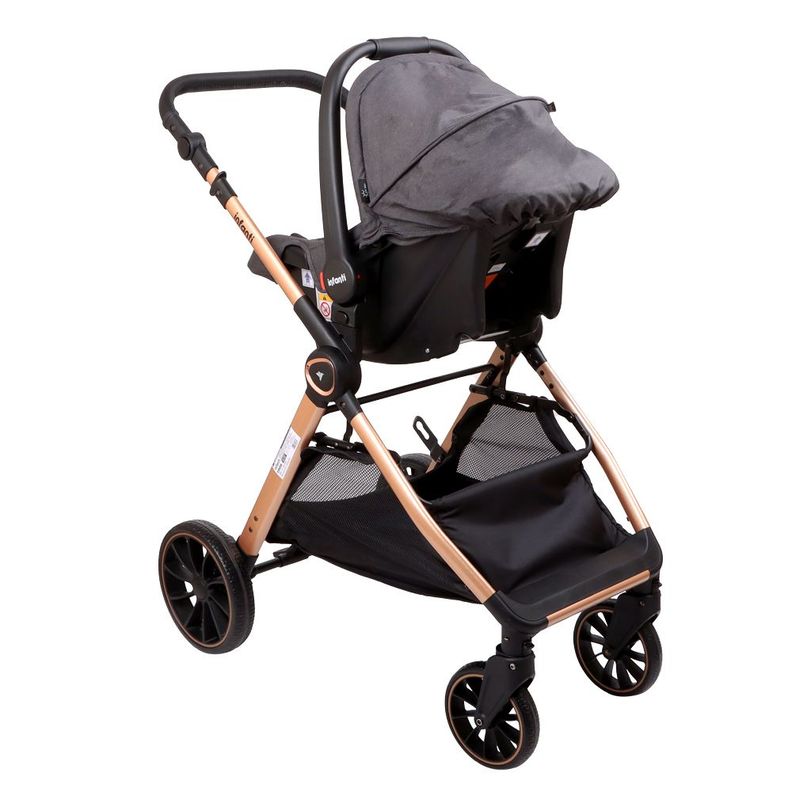Coches Travel System Romanzo X1-D Negro Bronce Infanti-4