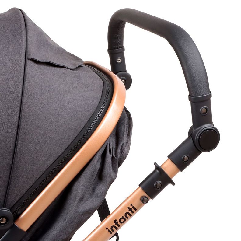 Coches Travel System Romanzo X1-D Negro Bronce Infanti-5