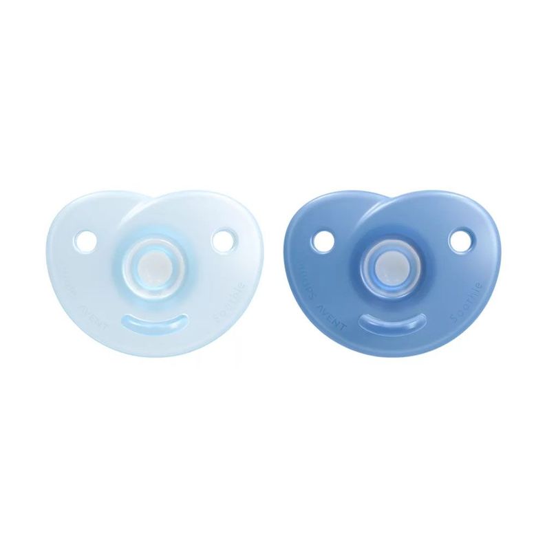 Chupete Soothie 0-3m 2 Unidades Azul / Azul Claro Avent