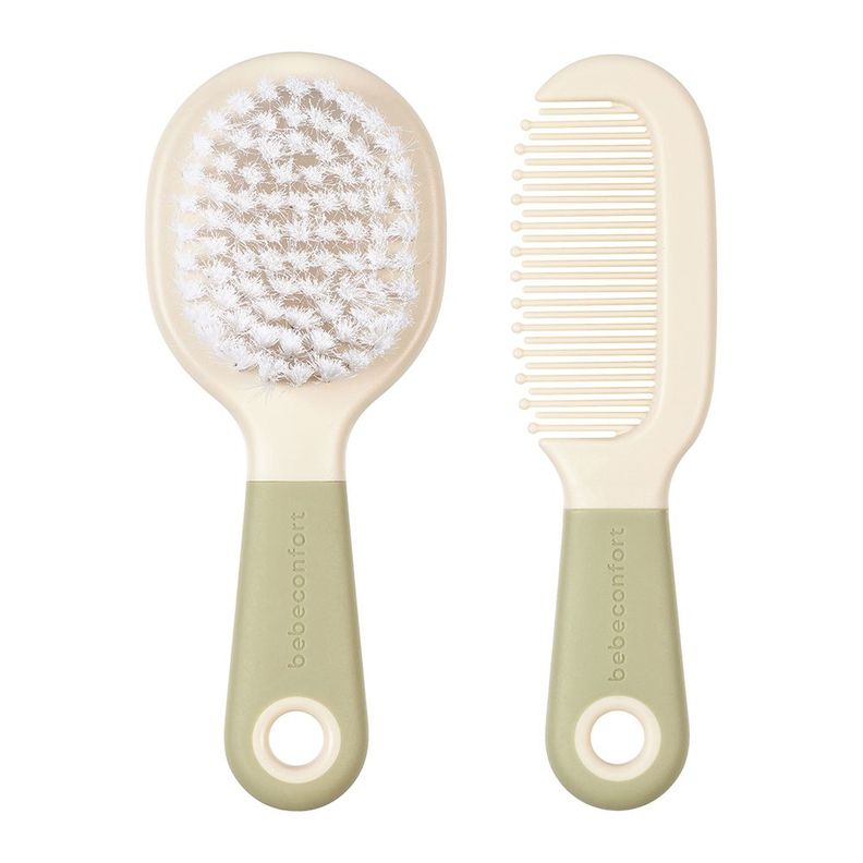 Set Cepillo + Peineta Bebe Confort Verde