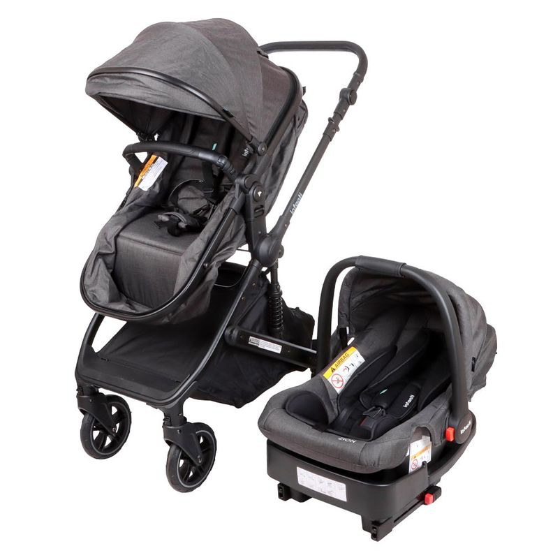 Coche Travel System Epic 6G Heather Grey Infanti-0