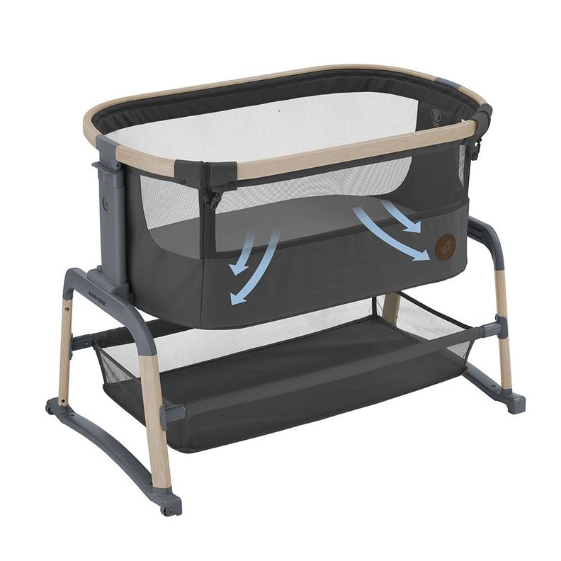 Cuna Colecho Lora Air Beyond Graphite Maxi Cosi-5