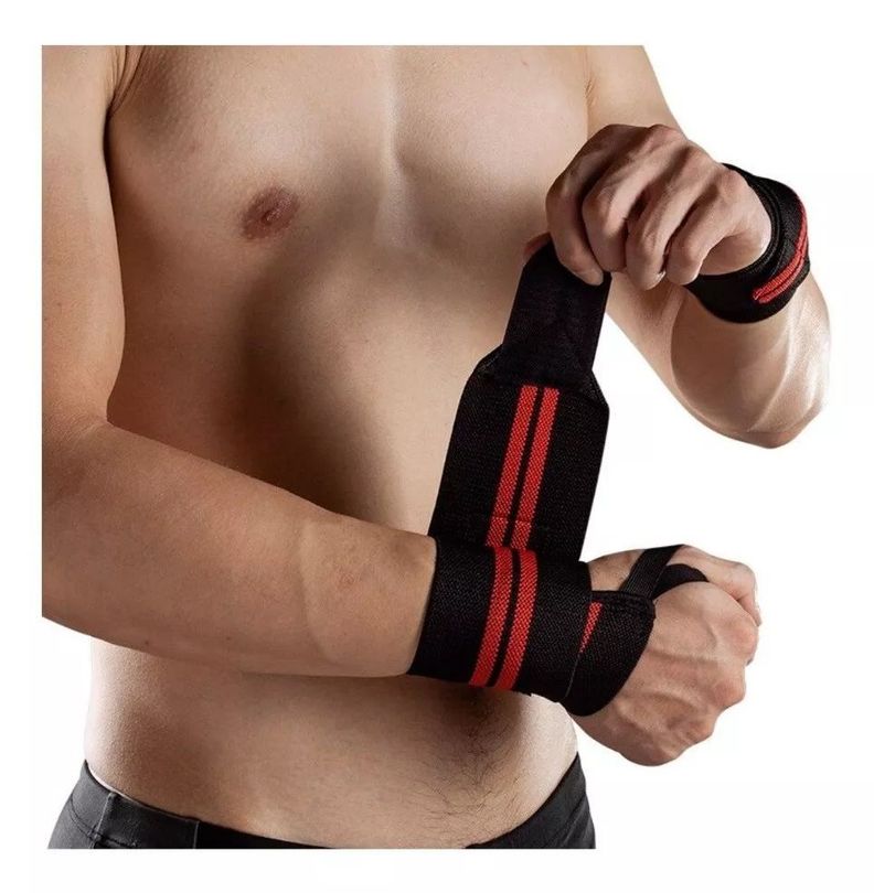 Muñequeras Deportivas Protector Levantamiento Pesas Crossfit-0