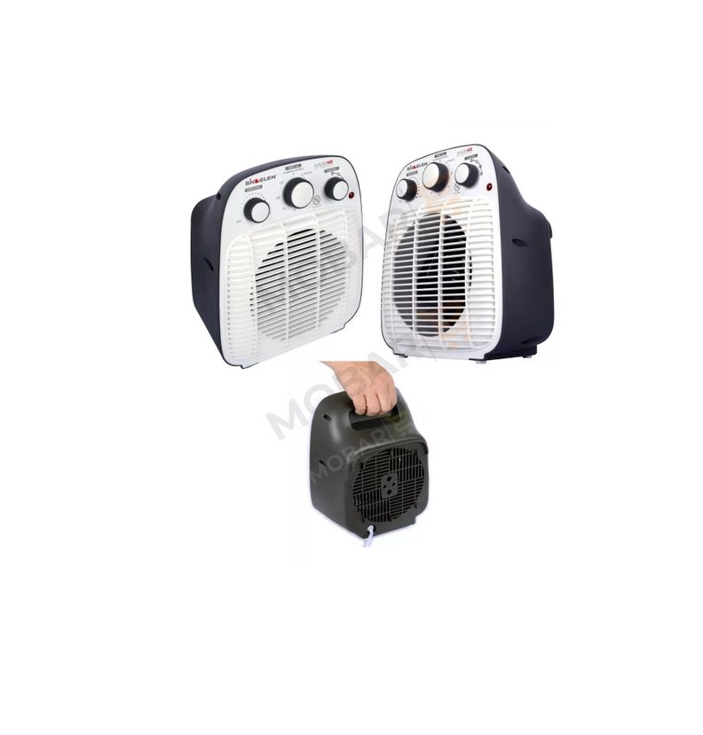 Estufa Electrica Calefactor Termoventilador Sindelen + Timer-3