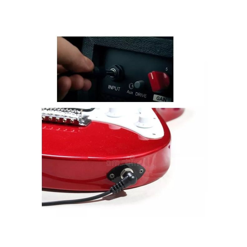 Cable Guitarra Bajo Instrumento Amplificador 5mts Jack 6,3mm-4