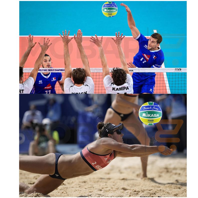 Pelota Volleyball Balon Voleibol Voley Volei Mikasa Beachsun-5