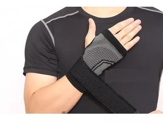 Muñequera Elastica Soporte Compresión Ortopedica Muñeca Mano-0