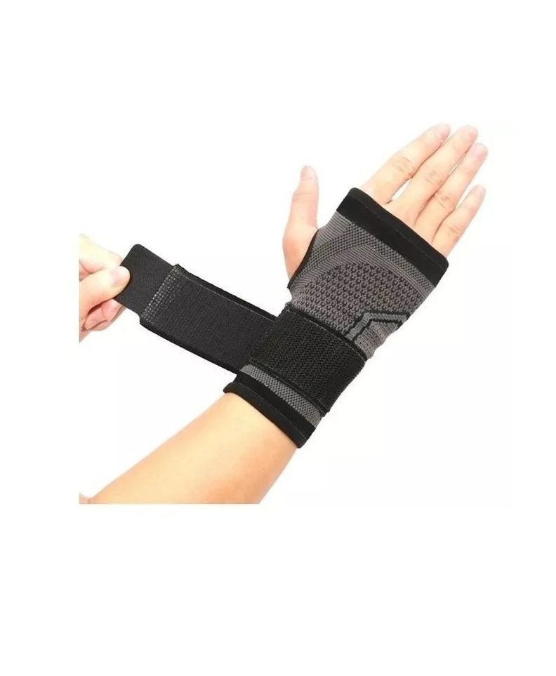 Muñequera Elastica Soporte Compresión Ortopedica Muñeca Mano-2