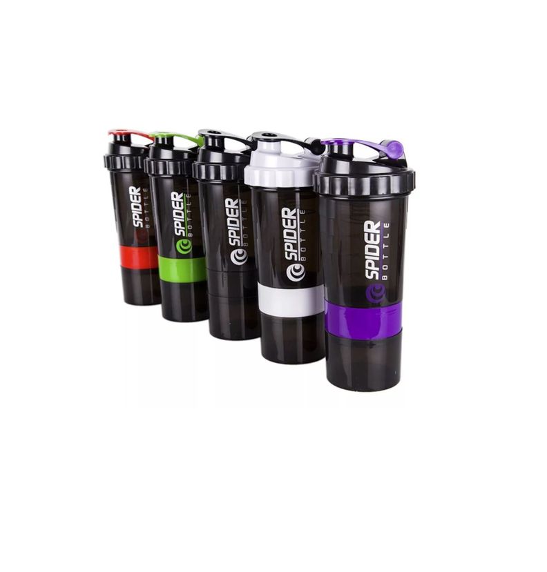 Botella Deportiva Shaker Proteina Mezclador Batidos Fitness-1