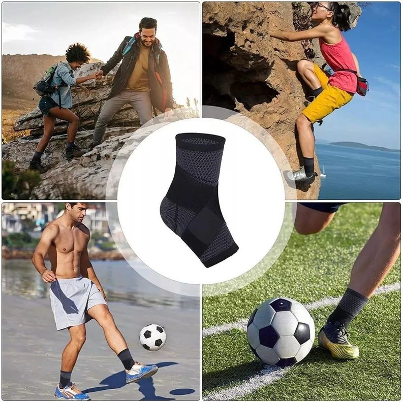 Tobillera Deportiva Soporte Tobillo Venda Compresión Lesión-4