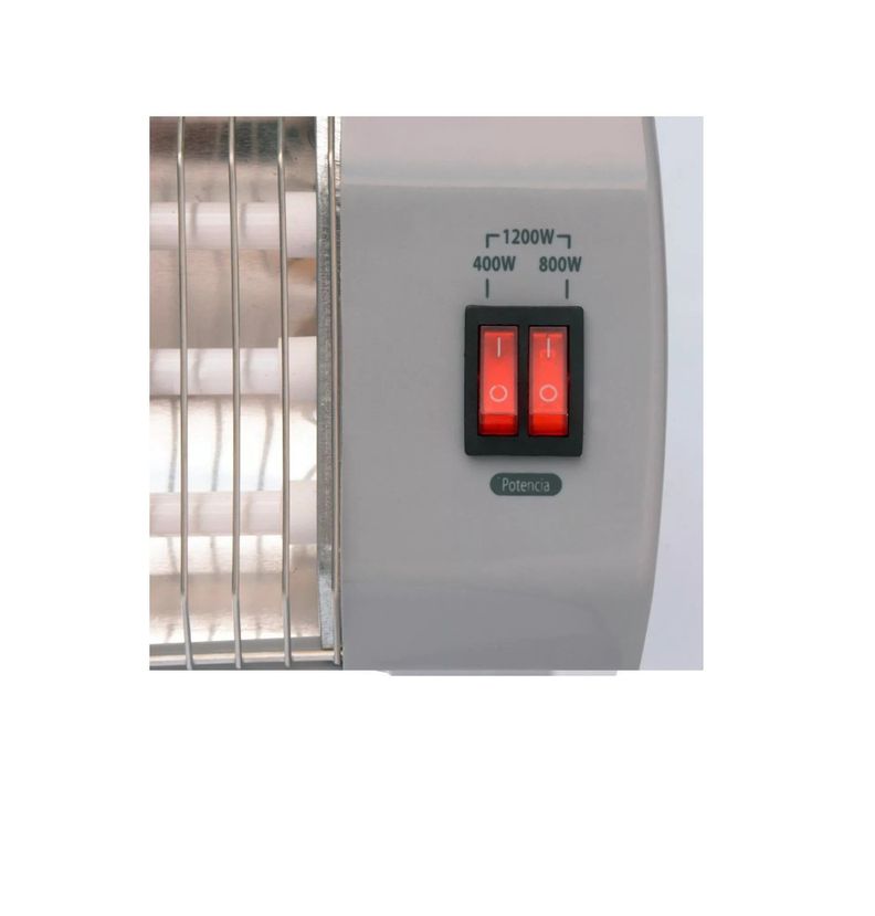 Estufa Infrarroja Calefactor Halógeno Sindelen Eeh-1210 20m2-4