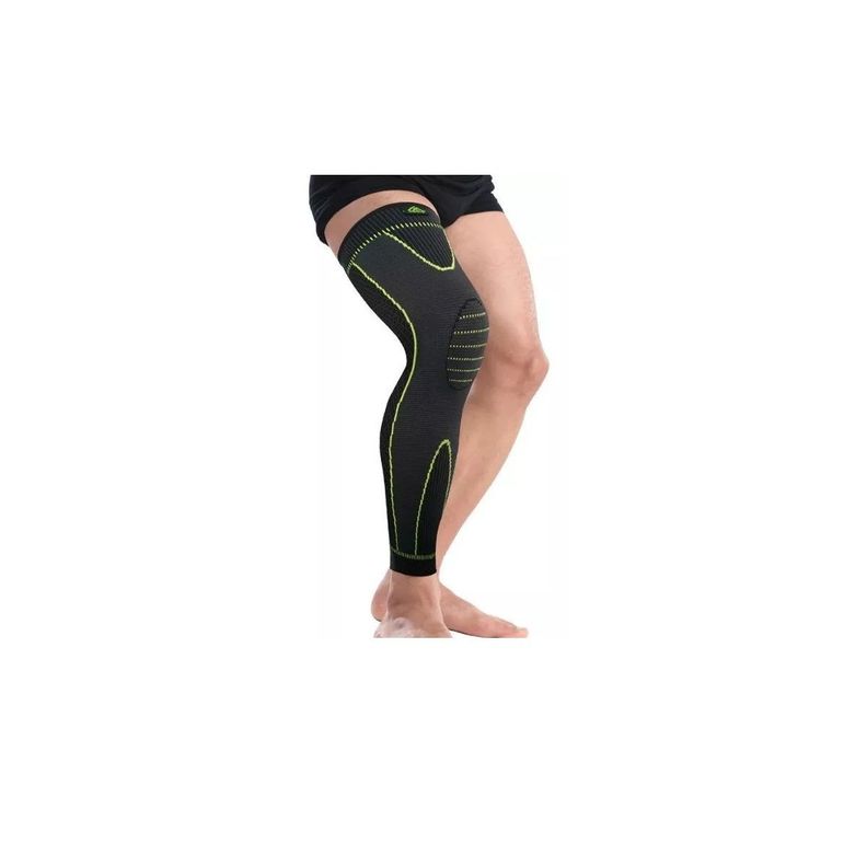 Rodillera Larga Compresión Pierna Complet Protector Deportiv-0