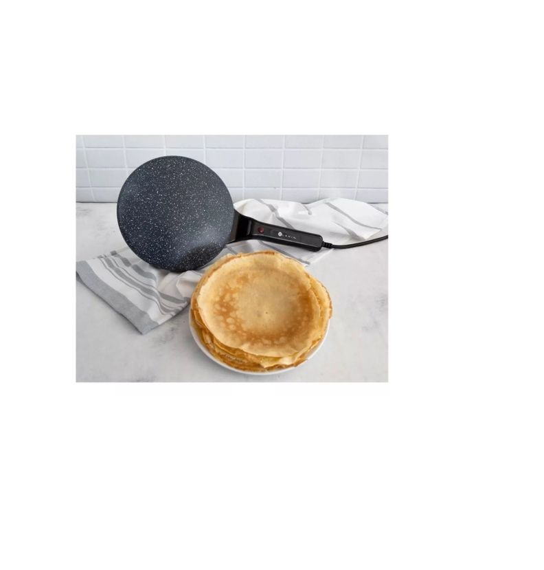 Panquequera Blanik Electrica Crepes 800w Antiadherente +bowl-3