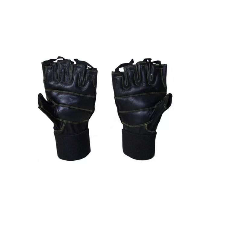 Guantes Gym Cuero Entrenamiento Pesas Fitness Drb King 2.0-2