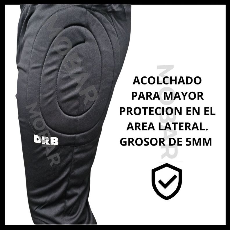 Pantalon Arquero 3/4 Deportivo Buzo Futbol Drb Conprotección-4