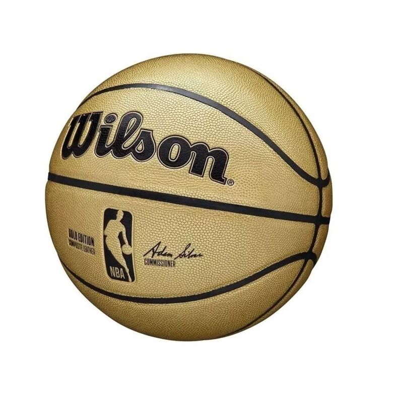 Balon Basquetbol Pelota Basketball Wilson Gold Cuero Pu N°7-1