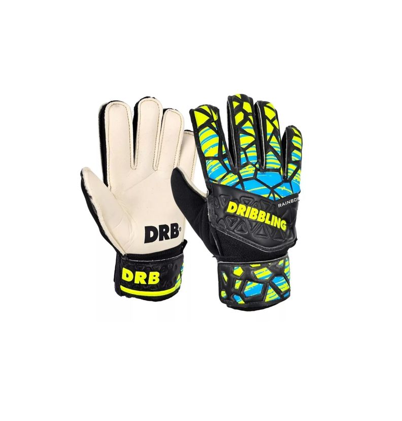 Guantes Arquero Futbol Con Ferula Para Niños Drb Rainbow-0