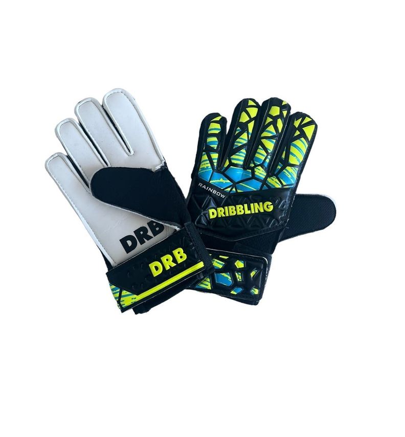 Guantes Arquero Futbol Con Ferula Para Niños Drb Rainbow-1