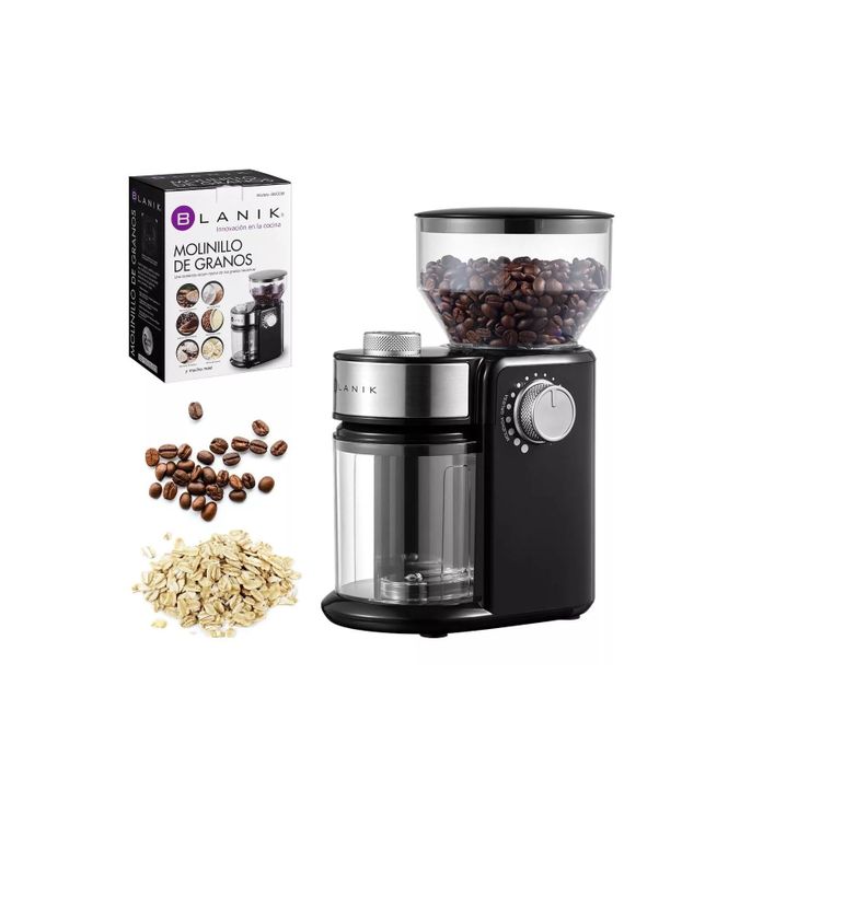 Molinillo Moledor De Cafe Y Granos Blanik Molienda Regulable-0