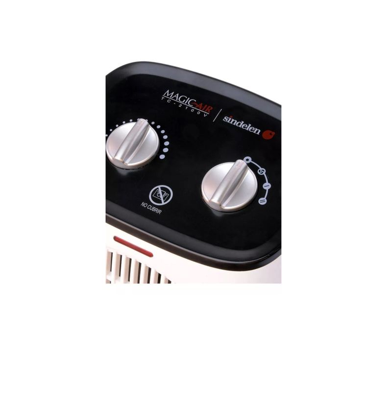 Termoventilador Calefactor Sindelen Tc-2100v 25m2 Apto Baños-2