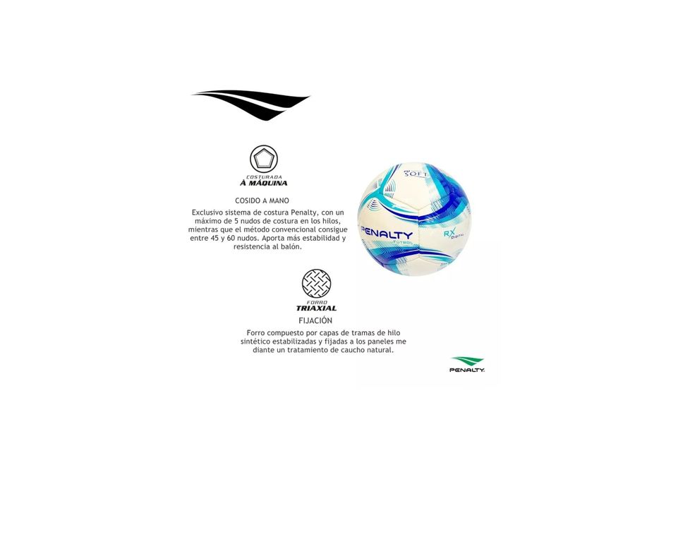 Balon Futbolito Baby Futbol 7 N°4 Penalty Rx Digital Bote Medio-1