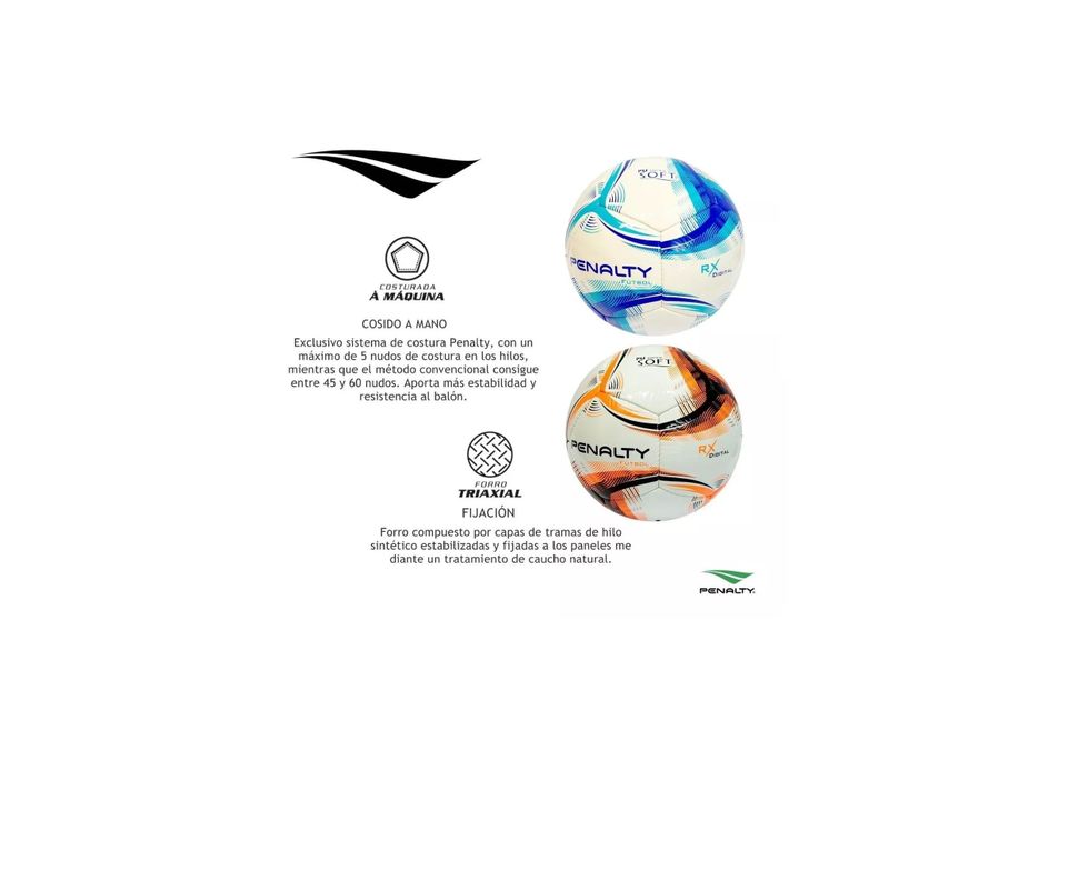Balon Futbolito Baby Futbol 7 N°4 Penalty Rx Digital Bote Medio-4