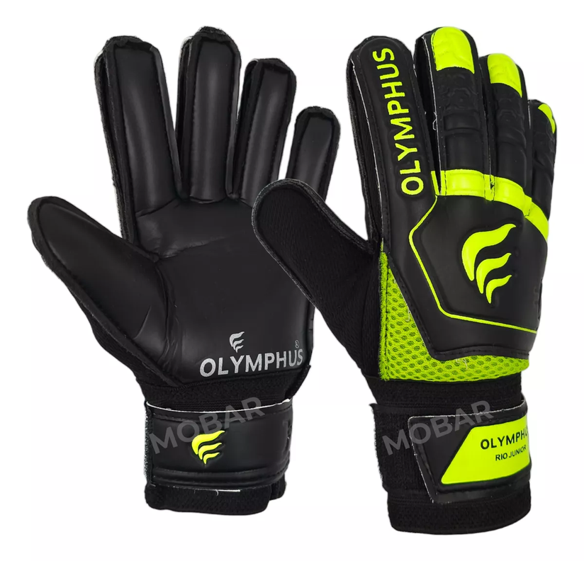 Guantes Arquero Futbol Con Ferula Para Niños Olymphus Rio Jr-0
