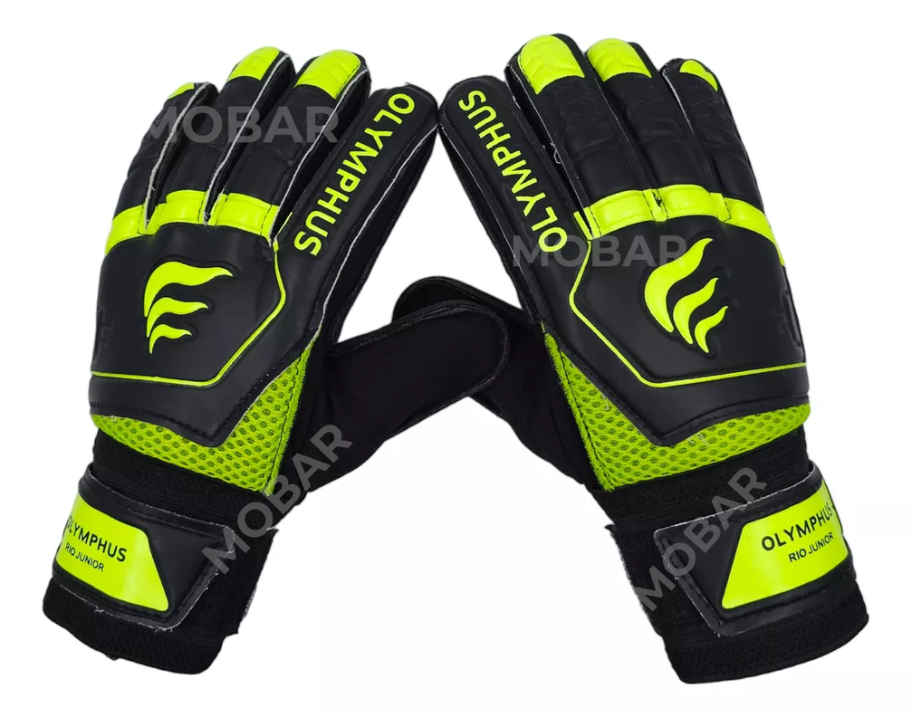 Guantes Arquero Futbol Con Ferula Para Niños Olymphus Rio Jr-3