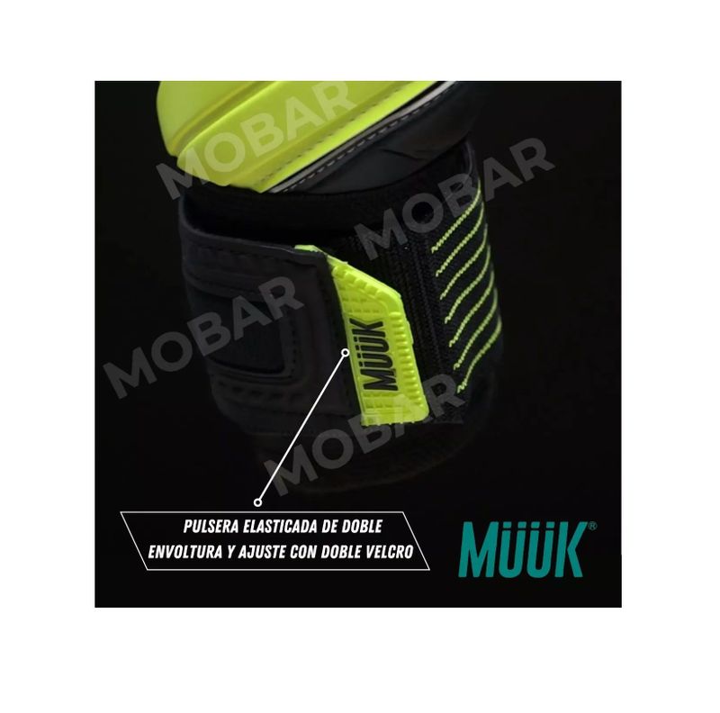 Guantes Arquero Futbol Muuk Pro Latex Aleman Alto Rendimient-7