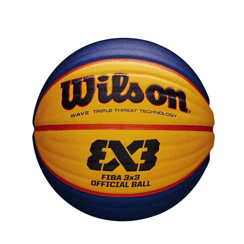 Balon Basketball Basquetbol Wilson Fiba 3x3 Oficial Cuero Pu-0